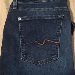 7 For All Mankind Indigo Skinny Jeans